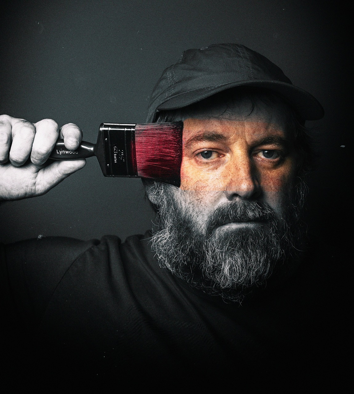 Home man, portrait, art, painter, monochrome, brush, painter, painter, painter, painter, painter, monochrome